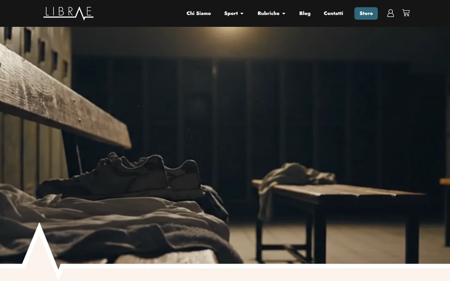 Homepage del sito Librae