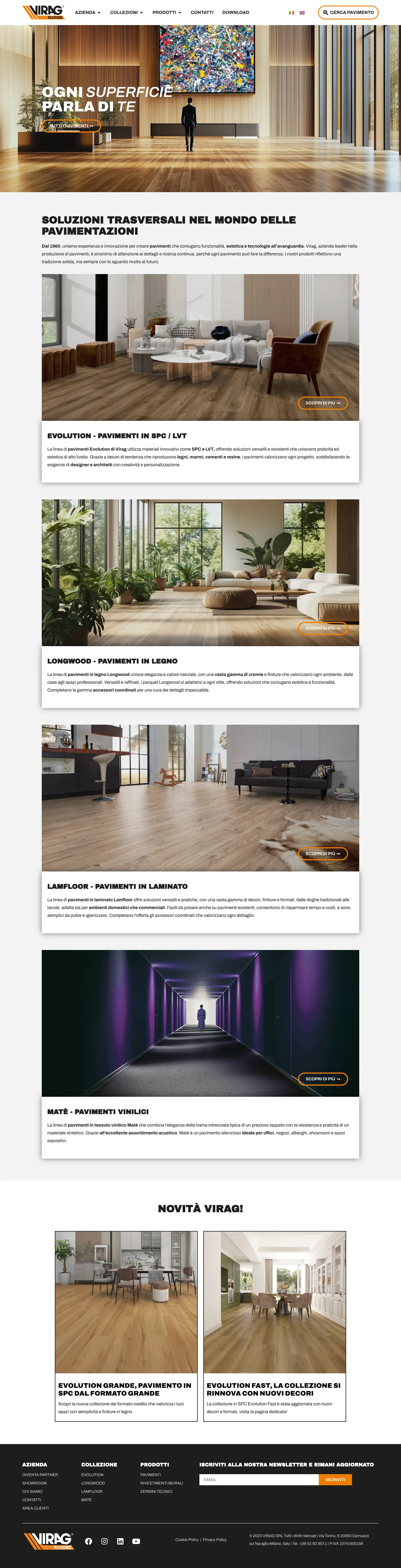 Sito Virag, pagina completa