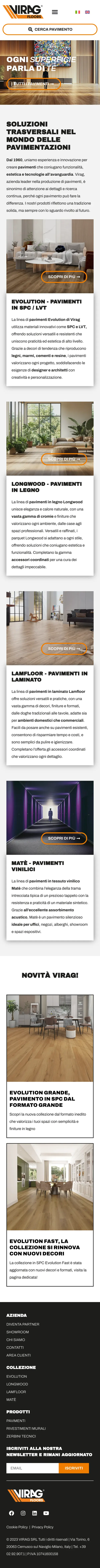 Sito Virag su smartphone