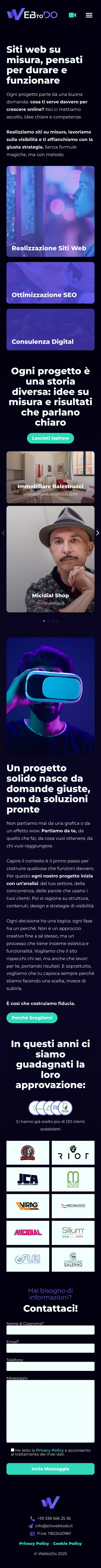Sito WebToDo su smartphone